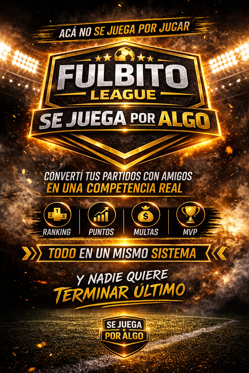 FULBITO LEAGUE - Sistema de liga para partidos entre amigos